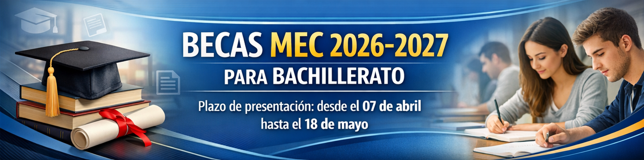 BECAS MEC PARA BACHILLERATO 2026