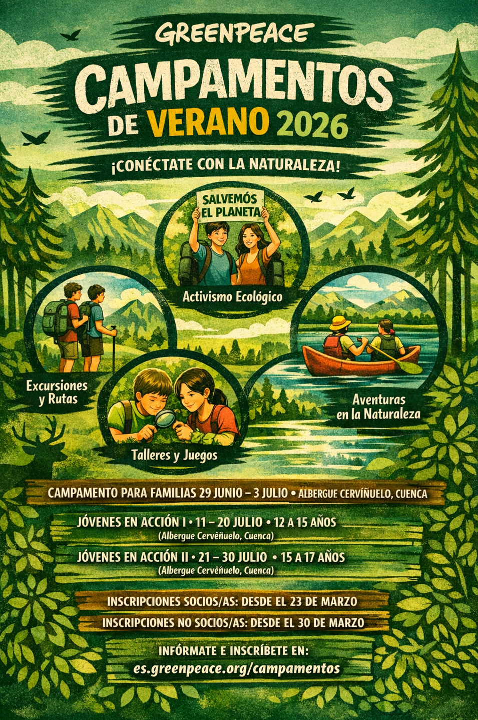 Campamentos Greenpeace 2026