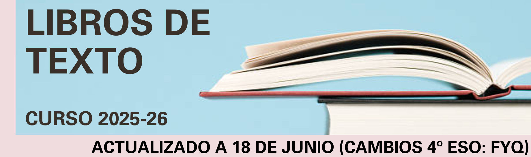 LIBROS DE TEXTO ACTUALIZADO 18 JUNIO CURSO 25-26