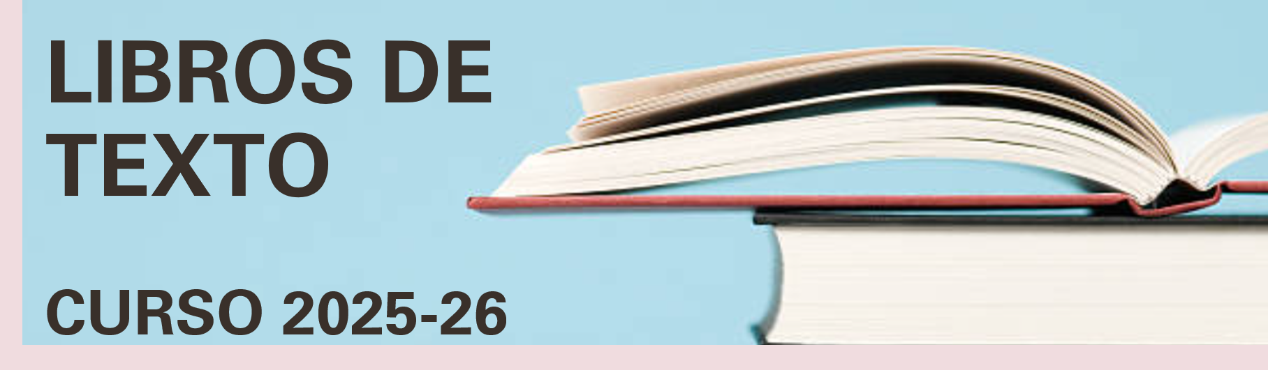 LIBROS DE TEXTO CURSO 2025-26