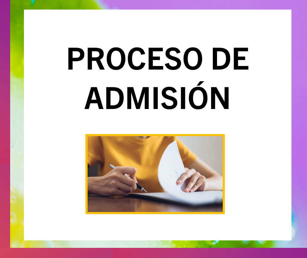 PROCESO DE ADMISIÓN