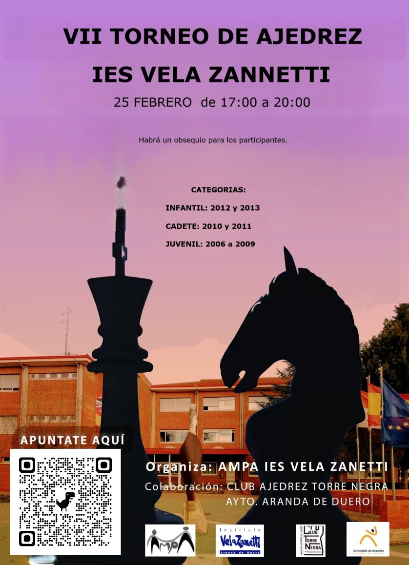 Torneo de Ajedrez IES Vela Zanetti - febrero 2026