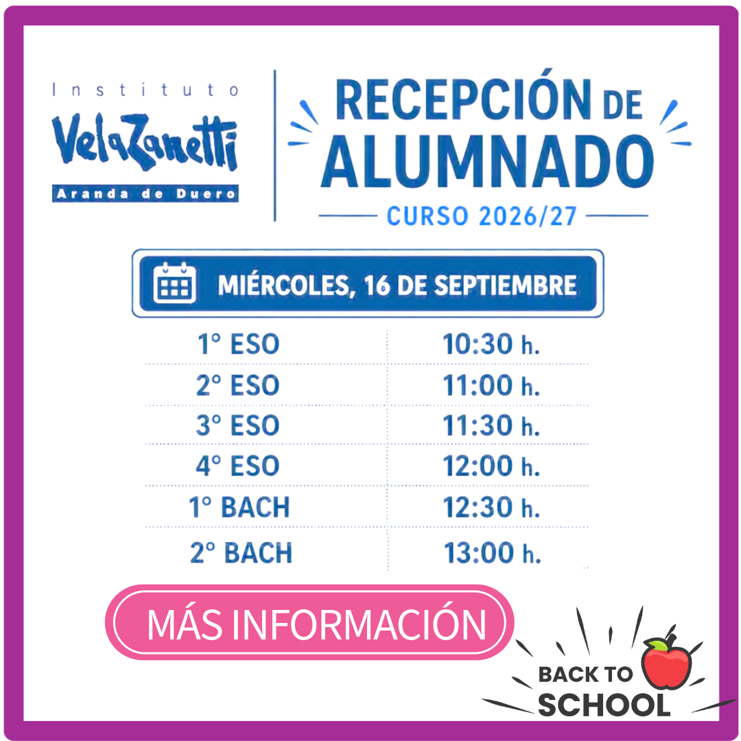 Recepción alumnado 26-27